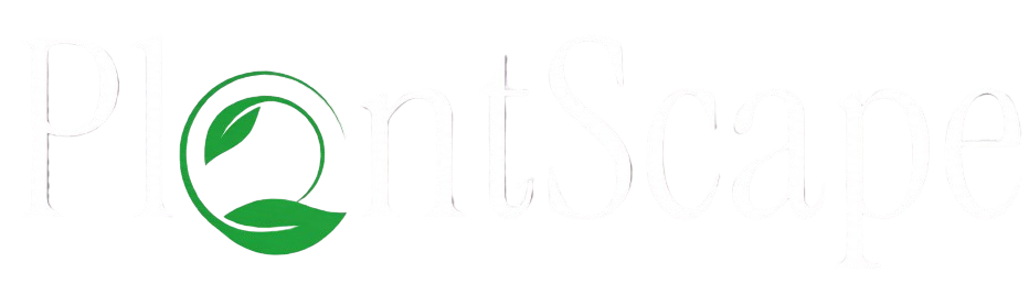 Plant scape White logo